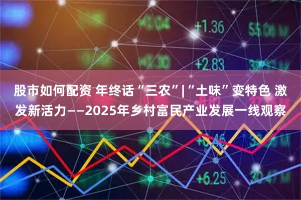 股市如何配资 年终话“三农”|“土味”变特色 激发新活力——2025年乡村富民产业发展一线观察